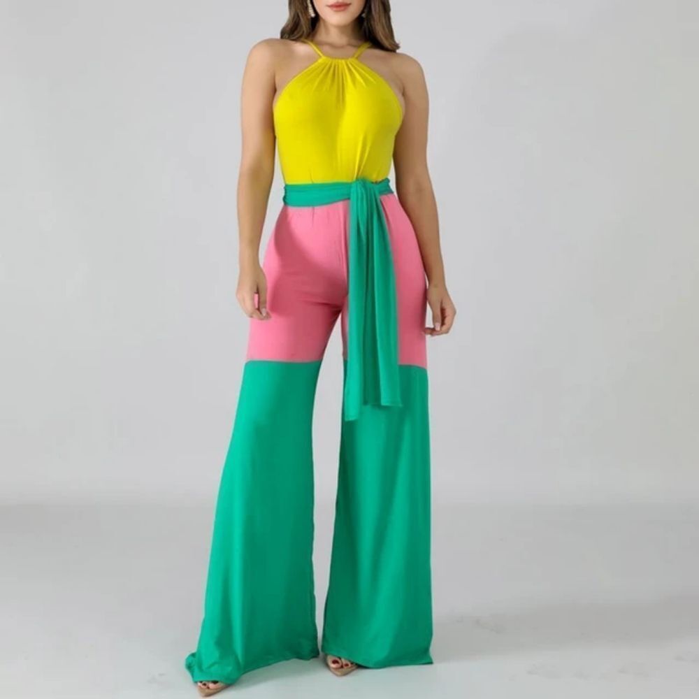 Color Block Jumpsuit